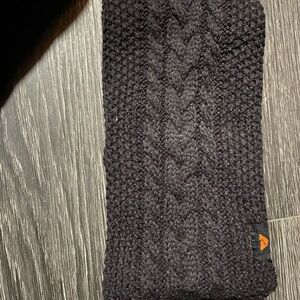 Ozark Trail Black Textured Knit Scarf